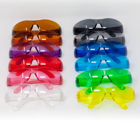SAFE HANDLER Crystal Full Color Variety Safety Glasses, (12-Pack) BLSH-ESCR-CLCT-SGA1-12